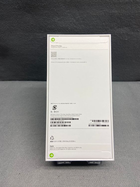 ����̤���� Apple���ȥ��� SIM�ե꡼ iPhone17 Pro Max 256GB