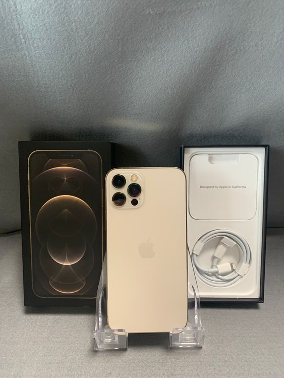 超美品 国内版 SIMフリー iPhone12 Pro 256GB ゴールド色