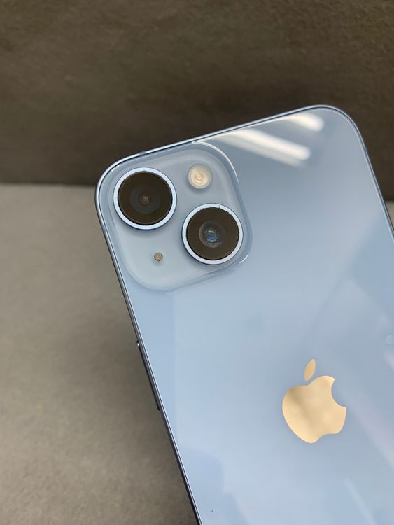 ���� Apple���ȥ��� SIM�ե꡼ iPhone14 128GB �֥롼��