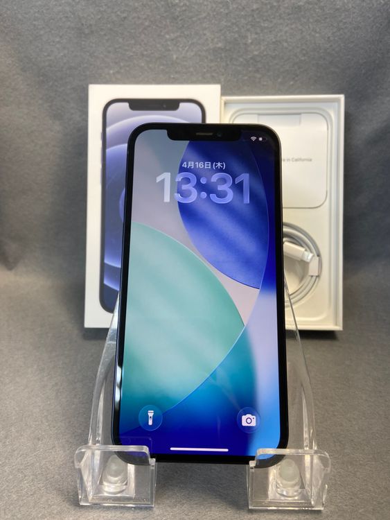 ���ʡ������ǡ�SIM�ե꡼��iPhone12��128GB �֥�å���