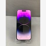 美品 国内版【ケア保証有り】SIMフリー iPhone14 Pro 128GB ディープパープル色