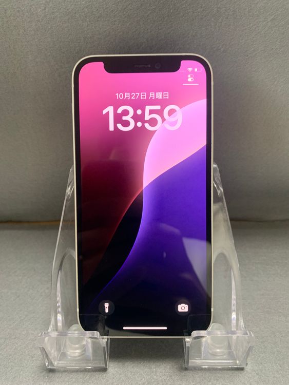 美品 国内版 SIMフリー iPhone12 mini 64GB ホワイト色