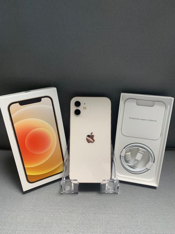 美品 国内版 SIMフリー iPhone12 64GB ホワイト色