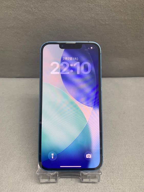 ���� Apple���ȥ��� SIM�ե꡼ iPhone13 256GB �֥롼��