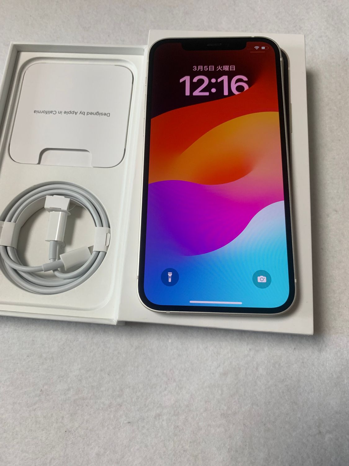 iPhone - 超美品　国内版　SIMフリー　iPhone12 128GB ホワイト色 ムスビー｜超美品 国内版 simフリー iPhone12 128GB ホワイト色