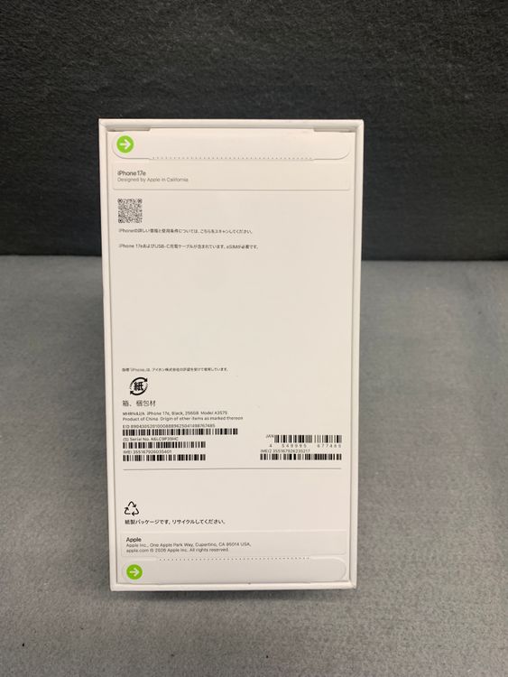 ����̤������Apple���ȥ��ǡ�SIM�ե꡼��iPhone17e 256GB �֥�å���