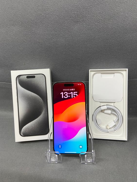 ����̤���ѡ� ������ SIM�ե꡼iPhone15 Pro 256GB �ۥ磻�ȥ����˥��࿧