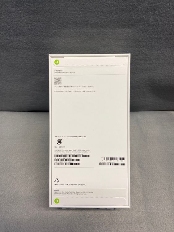 ����̤���� Apple���ȥ��� SIM�ե꡼ iPhone Air 256GB ���ڡ����֥�å���