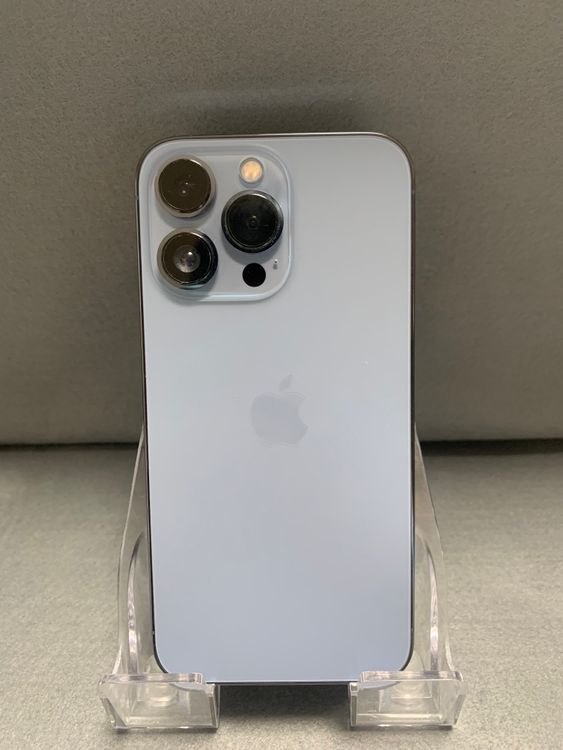 美品 Appleストア版 SIMフリー iPhone13 Pro 128GB シエラブルー色