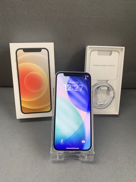 Ķ���� Apple���ȥ���SIM�ե꡼ iPhone12 mini 64GB �ۥ磻�ȿ�