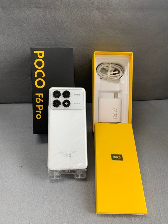 ���� SIM�ե꡼ Xiaomi POCO F6 Pro 12GB + 256GB �ۥ磻�ȿ�