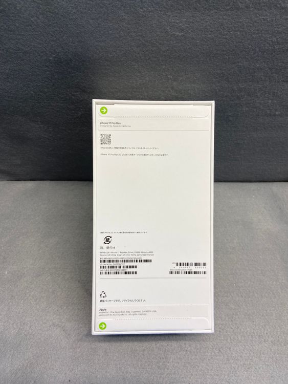 ����̤���� Apple���ȥ��� SIM�ե꡼ iPhone17 Pro Max 256GB