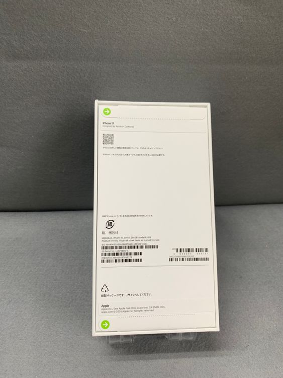 ����̤���� Apple���ȥ��� SIM�ե꡼ iPhone17 256GB �ۥ磻�ȿ�
