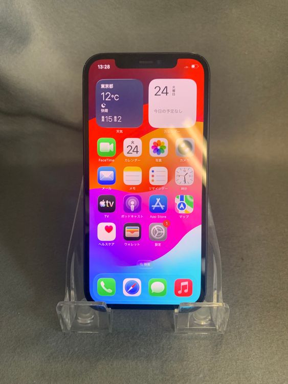 ���ʡ������ǡ�SIM�ե꡼��iPhone12 128GB �֥�å���