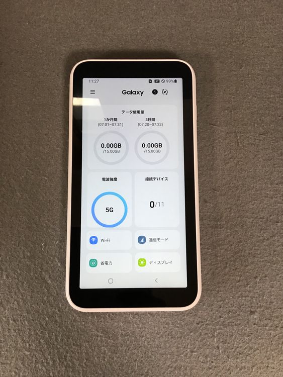ʡGalaxy 5G Mobile Wi-Fi SCR01 Au