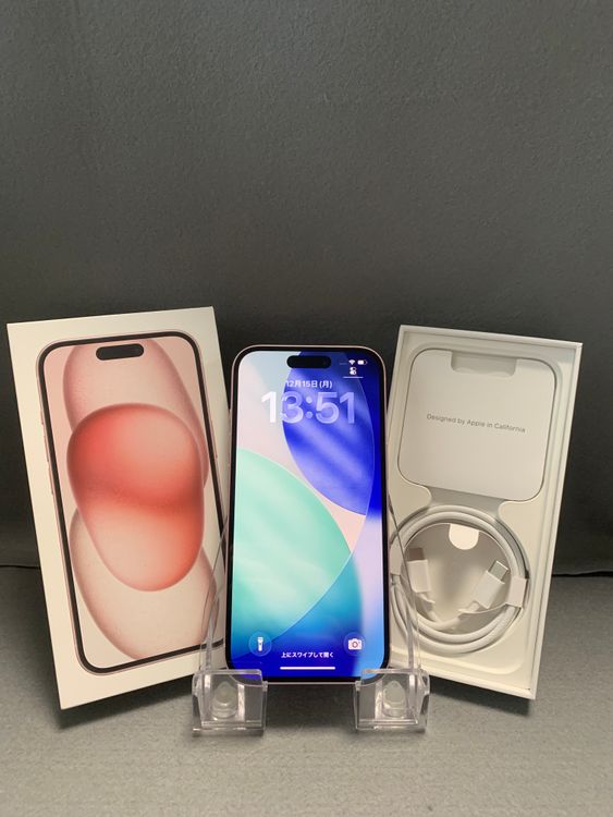 Ķ���� Apple���ȥ��� SIM�ե꡼ iPhone15 128GB �ԥ󥯿�