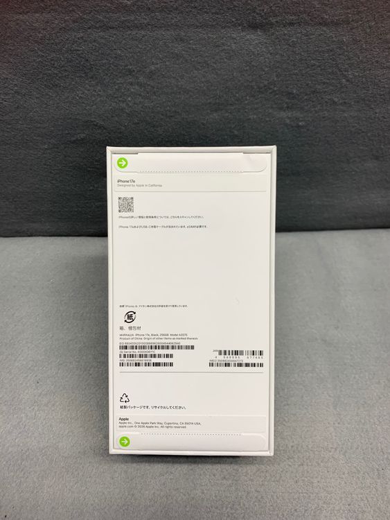 ����̤���� Apple���ȥ��� SIM�ե꡼ iPhone17e 256GB �֥�å���