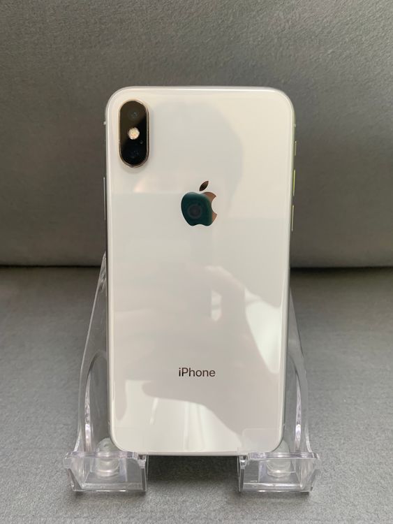 美品 国内版 SIMフリー iPhoneX 256GB シルバー色