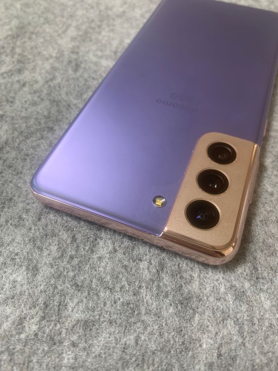 ムスビー｜超美品 simフリー galaxy S21 5G SC-51B パープル色