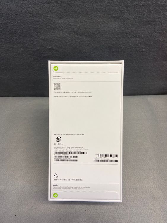 ����̤���� Apple���ȥ��� SIM�ե꡼ iPhone17 256GB �֥�å���