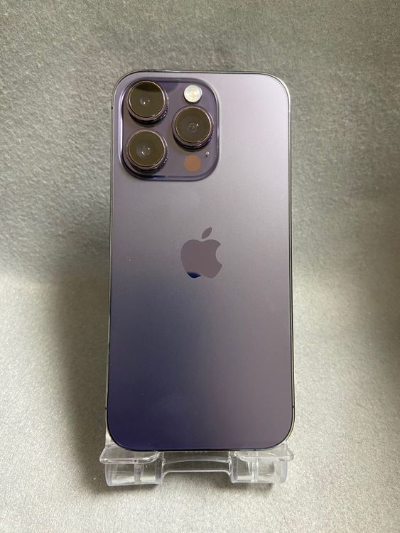 超美品 国内版 SIMフリー iPhone14 Pro 128GB ディープパープル色