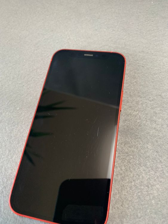 美品 国内版 SIMフリー iPhone12 mini 128GB レッド色