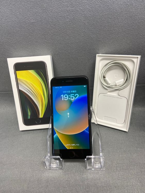���ʡ������ǡ�SIM�ե꡼��iPhoneSE �裲���� 128GB �֥�å���