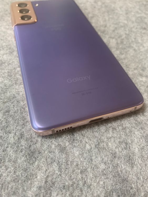 ムスビー｜超美品 simフリー galaxy S21 5G SC-51B パープル色【Galaxy