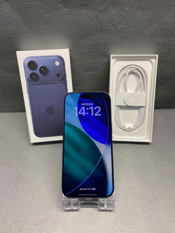 Ķ���� Apple���ȥ��� SIM�ե꡼ iPhone17 Pro 256GB �ǥ����ץ֥롼��