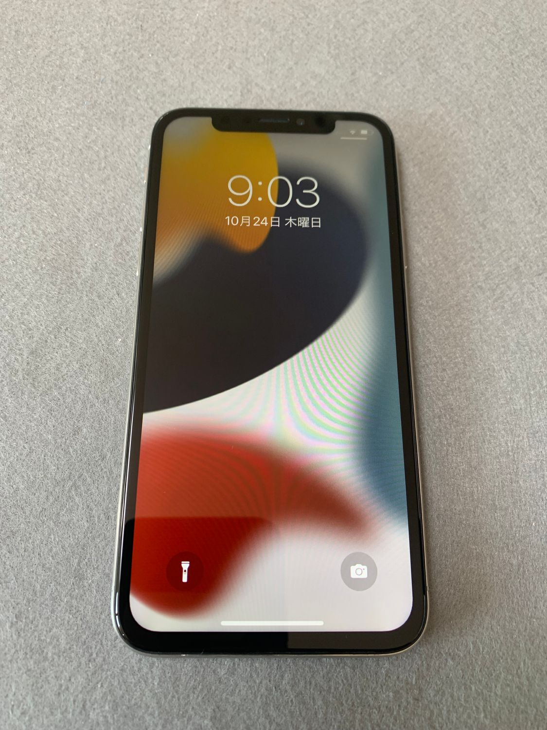 ムスビー｜美品 Appleストア版 SIMフリー iPhoneX 256GB シルバー色 