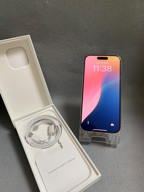   SIMե꡼ iPhone15 Pro 128GB ۥ磻ȥ˥࿧
