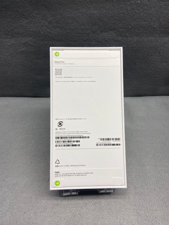 ����̤���� Apple���ȥ��� SIM�ե꡼ iPhone17 Pro 256GB ����С���