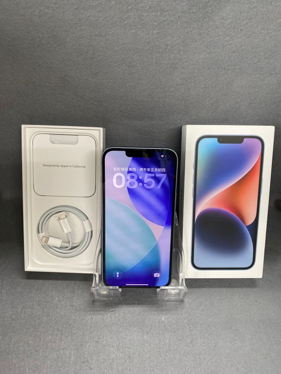 Ķ���ʡ�Apple���ȥ��ǡ�SIM�ե꡼��iPhone14 256GB �֥롼��
