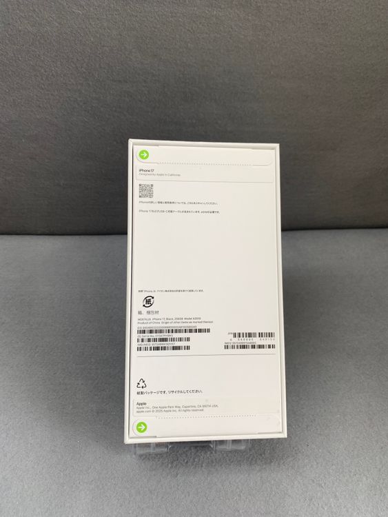 ����̤���� Apple���ȥ��� SIM�ե꡼ iPhone17 256GB �֥�å���