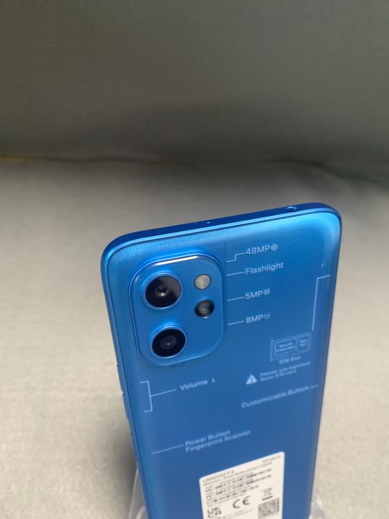 美品 SIMフリー UMIDIGI F3 8GB ROM 128GB ブルー色