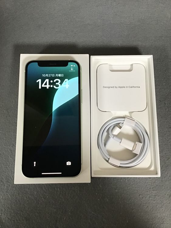 美品 国内版 SIMフリー iPhone12 mini  64GB グリーン色