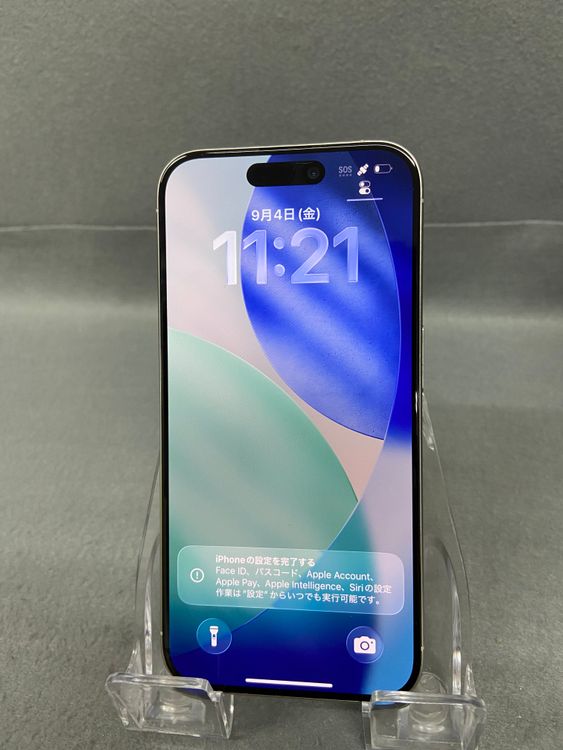 ������� ������ SIM�ե꡼iPhone15 Pro  128GB �ۥ磻�ȥ����˥��࿧