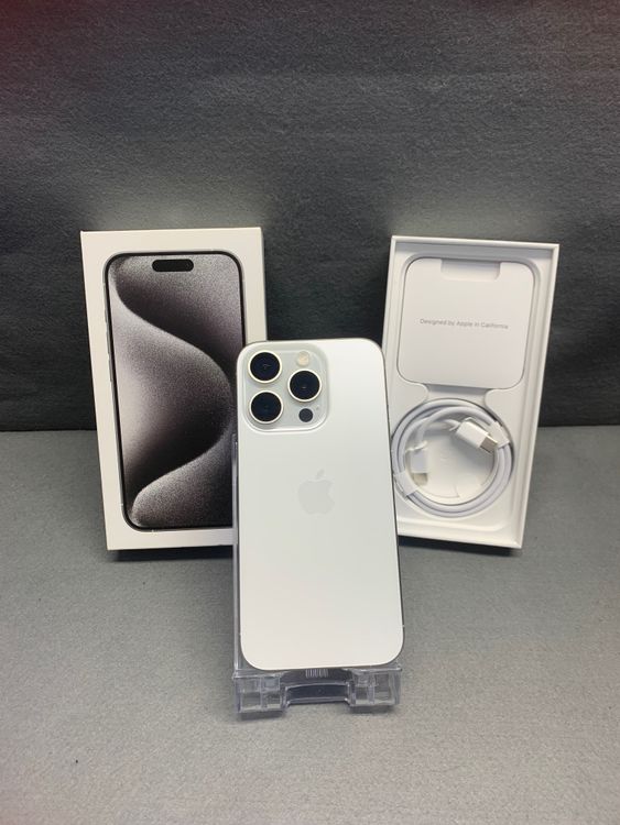 Ķ���ʡ�Apple���ȥ��ǡ�SIM�ե꡼��iPhone15 Pro 256GB �ۥ磻�ȥ����˥��࿧