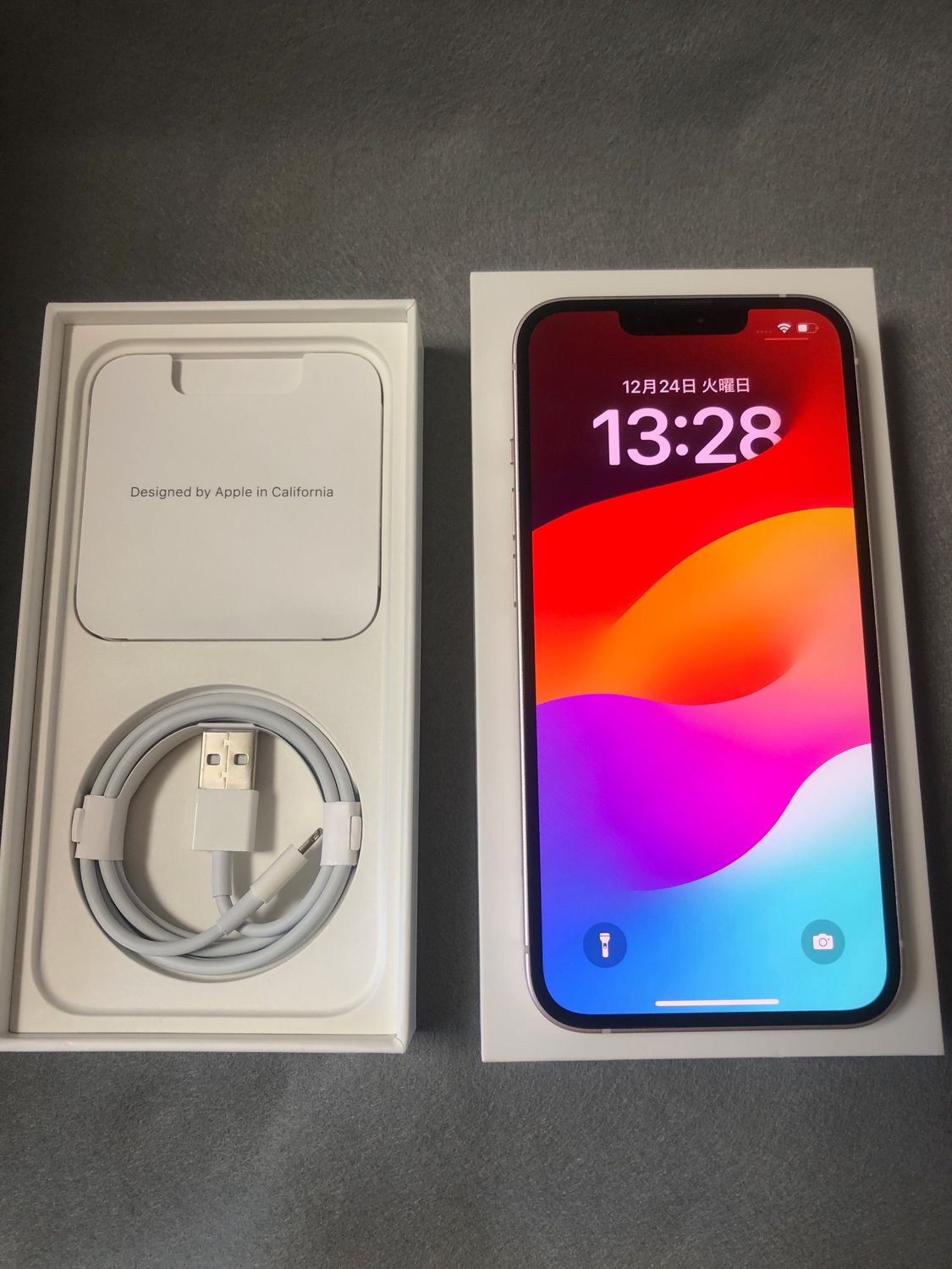 ムスビー｜超美品 国内版 SIMフリー iPhone13 128GB ピンク色 