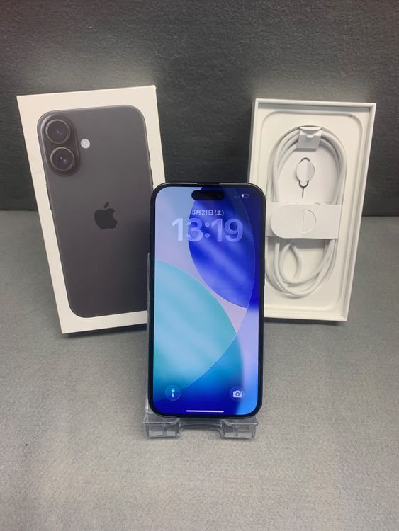 Ķ���� Apple���ȥ��� SIM�ե꡼ iPhone16 128GB �֥�å���