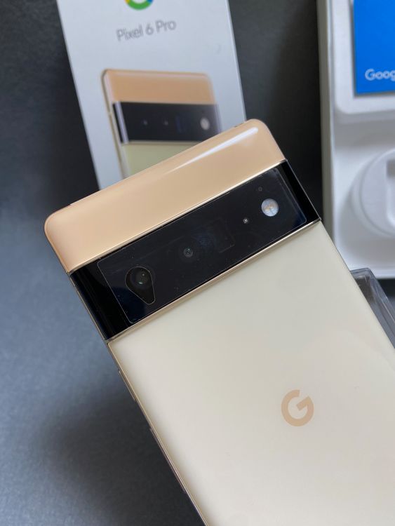 超美品 国内版 SIMフリー Google pixel 6 Pro 128GB ソーダサニー色