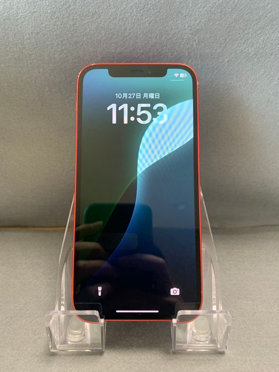 美品 国内版 SIMフリー iPhone 12 128GB レッド色