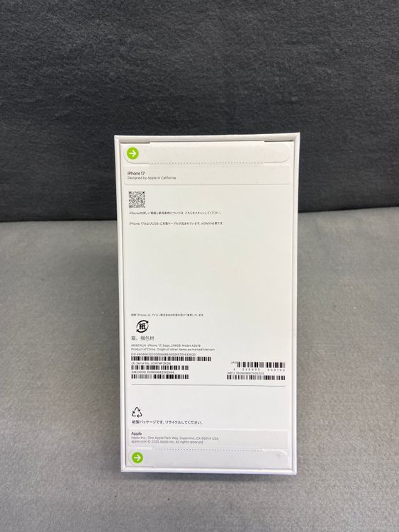 ����̤���� Apple���ȥ��� SIM�ե꡼ iPhone17 256GB ��������