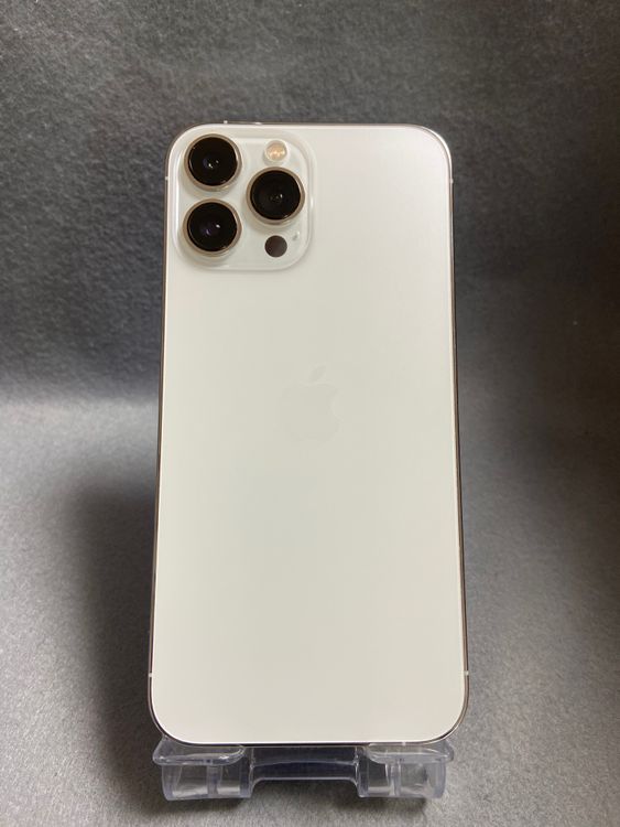 美品 Appleストア版 SIMフリー iPhone13 Pro Max 256GB シルバー色