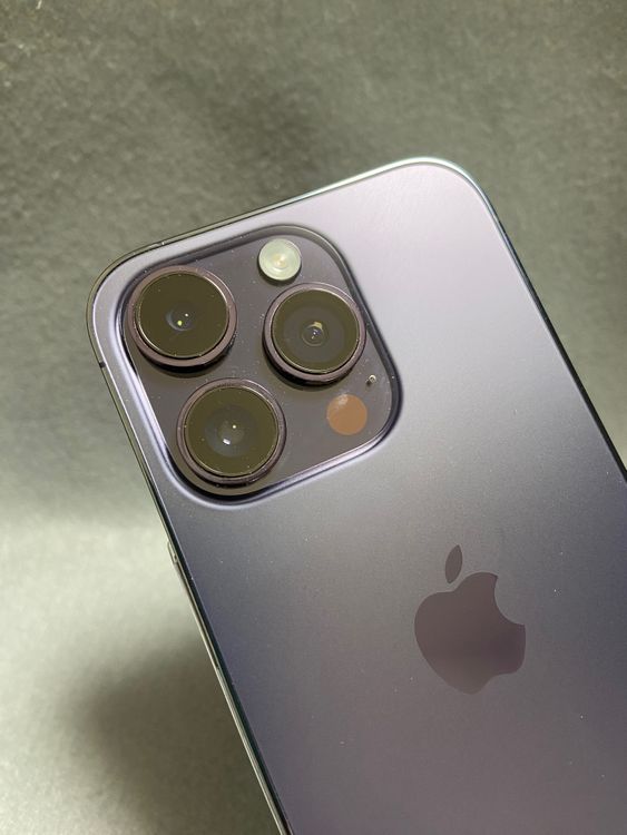 超美品 国内版 SIMフリー iPhone14 Pro 128GB ディープパープル色