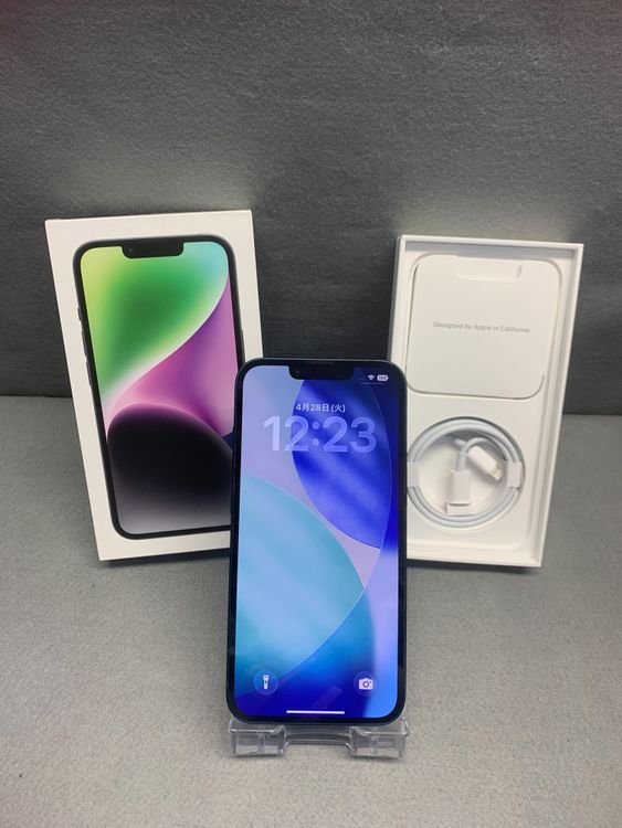 ���ʡ������ǡ�SIM�ե꡼��iPhone14 128GB  �ߥåɥʥ��ȿ�