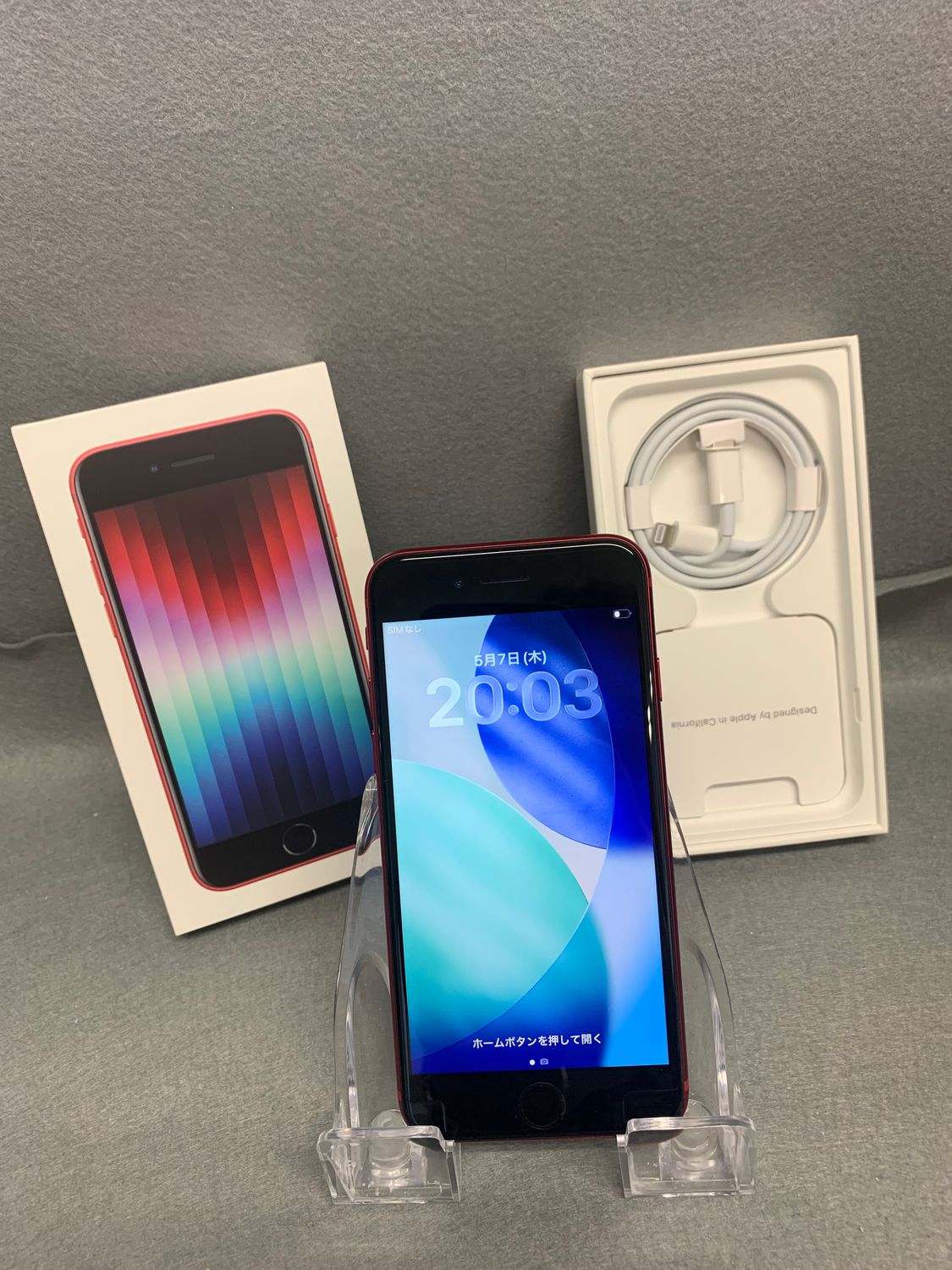 ムスビー｜超美品 国内版 SIMフリー iPhoneSE第3世代 128GB レッド色 