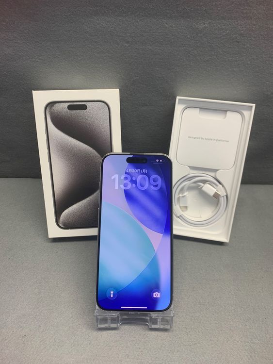 Ķ���ʡ�Apple���ȥ��ǡ�SIM�ե꡼��iPhone15 Pro 256GB �ۥ磻�ȥ����˥��࿧