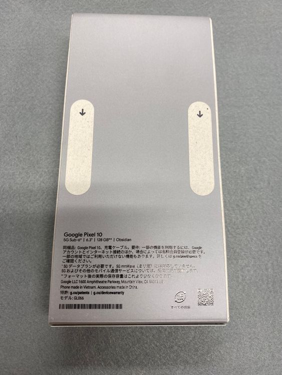 ����̤�����������ǡ�SIM�ե꡼��Google pixel10 128GB