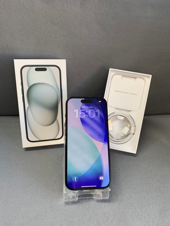 ���� Apple���ȥ��� SIM�ե꡼ iPhone15 512GB �֥�å���
